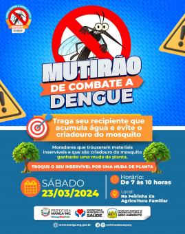 MUTIRÃO DE COMBATE A DENGUE