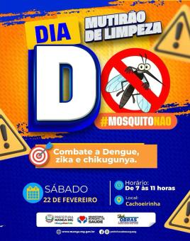 DIA D DE COMBATE À DENGUE NA COMUNIDADE CACHOEIRINHA