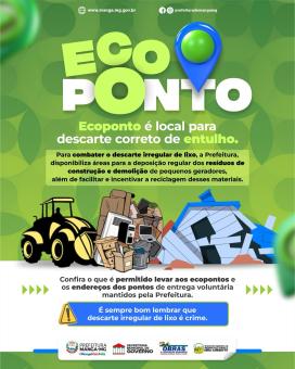 ECOPONTO: DESCARTE SEU ENTULHO DE FORMA CORRETA ECOPONTO: DESCARTE SEU ENTULHO DE FORMA CORRETA