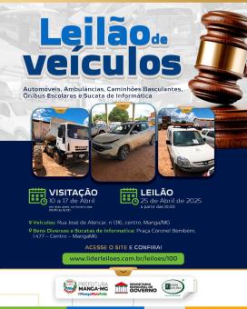 LEILÃO DE VEÍCULOS