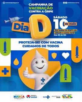 DIA D DE VACINAÇÃO CONTRA A GRIPE ACONTECE NESTE SÁBADO