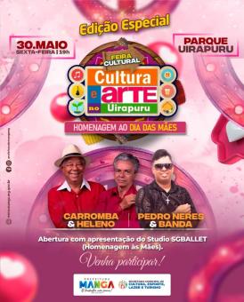 FEIRA CULTURAL: CULTURA E ARTE NO PARQUE UIRAPURU