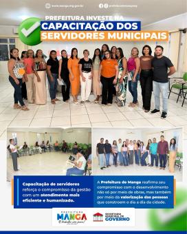 PREFEITURA INVESTE NA CAPACITAÇÃO DOS SERVIDORES MUNICIPAIS