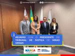 REUNIÃO COM O PRESIDENTE DO TRIBUNAL DE JUSTIÇA DE MINAS GERAIS