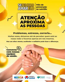 SETEMBRO AMARELO – UM OLHAR PODE FAZER A DIFERENÇA