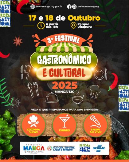 3º FESTIVAL GASTRONÔMICO E CULTURAL DE MANGA